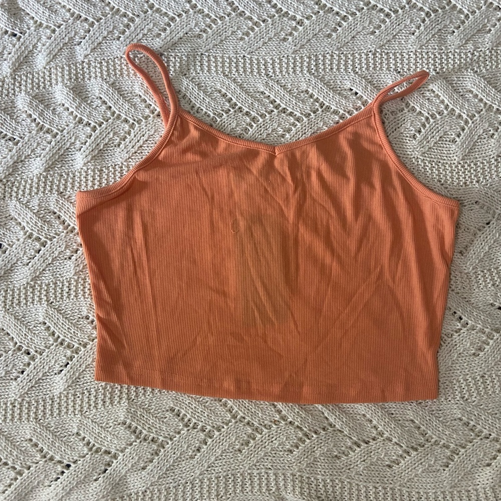 Orange Crop Top size XL